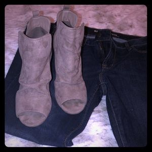 Open Toe Booties